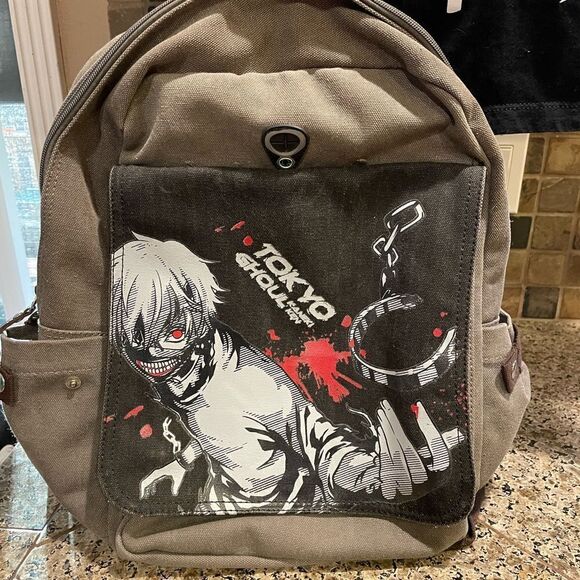 Tokyo Ghoul Canvas Backpack and Matching Shirt Men’s Large - Picture 14 of 15